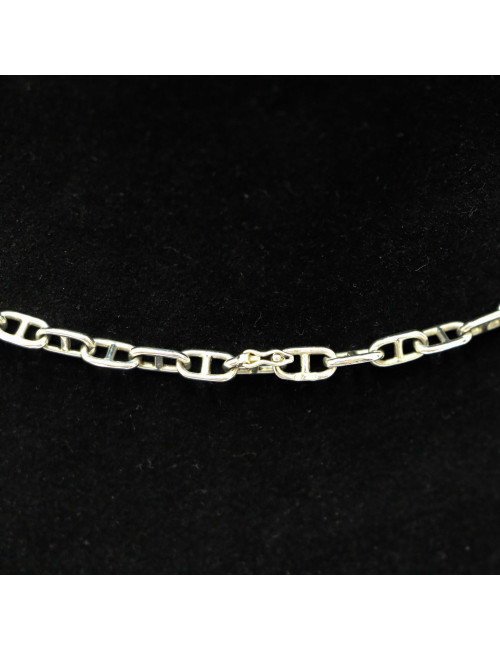 Sautoir HERMES chaîne d'ancre argent 925