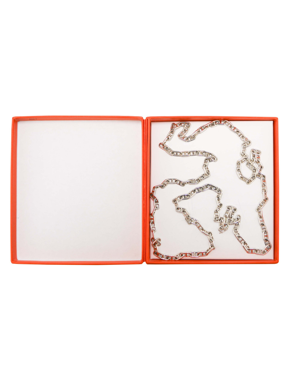 Sautoir HERMES chaîne d'ancre argent 925