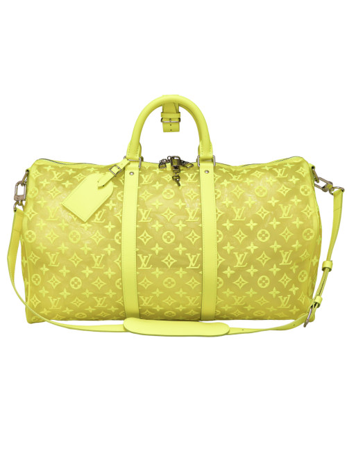 Keepall 50 LOUIS VUITTON SEET.J.F jaune fluo