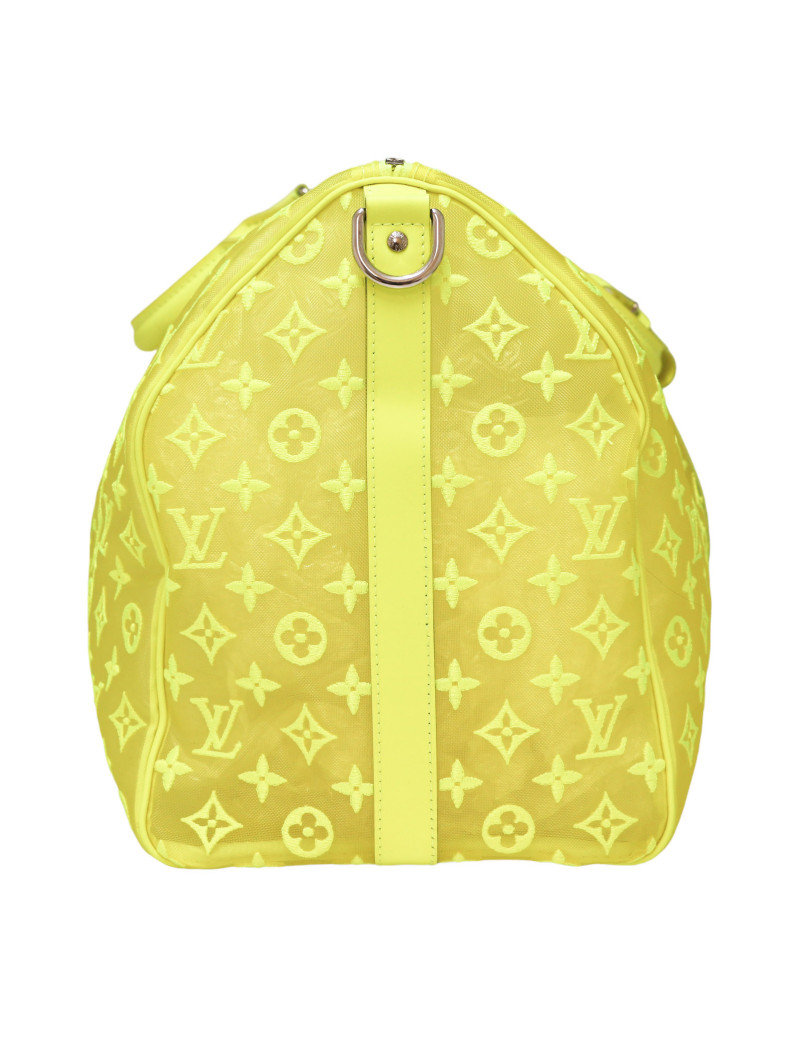 Keepall 50 LOUIS VUITTON SEET.J.F jaune fluo