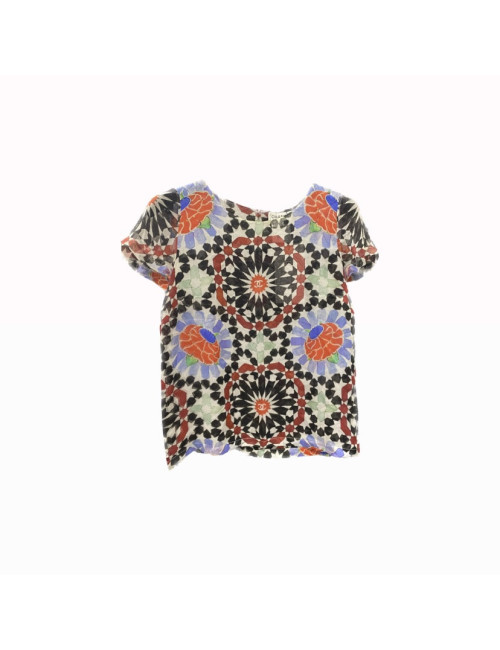 Blouse T36 CHANEL Paris-Dubai soie 