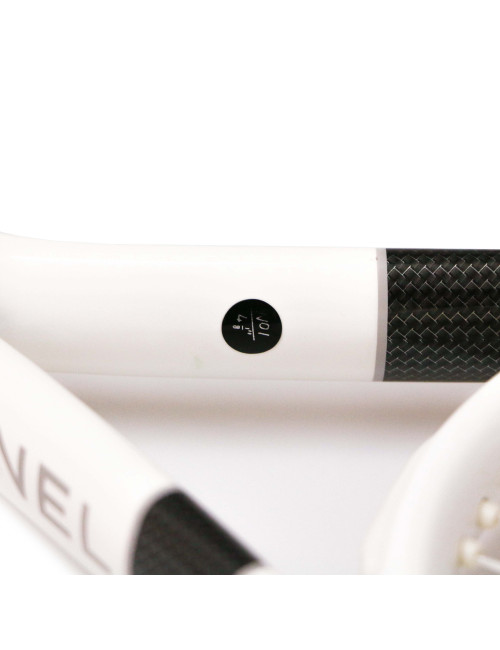 Raquette de tennis CHANEL blanche