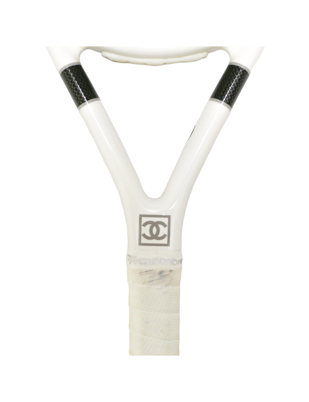 Raquette de tennis CHANEL blanche