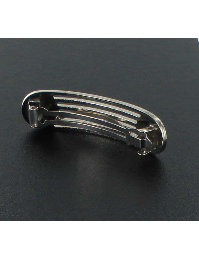 Barrette à cheveux CHANEL métal palladié