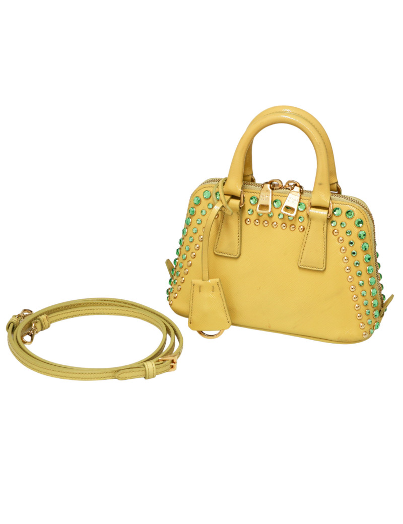 Mini sac PRADA jaune