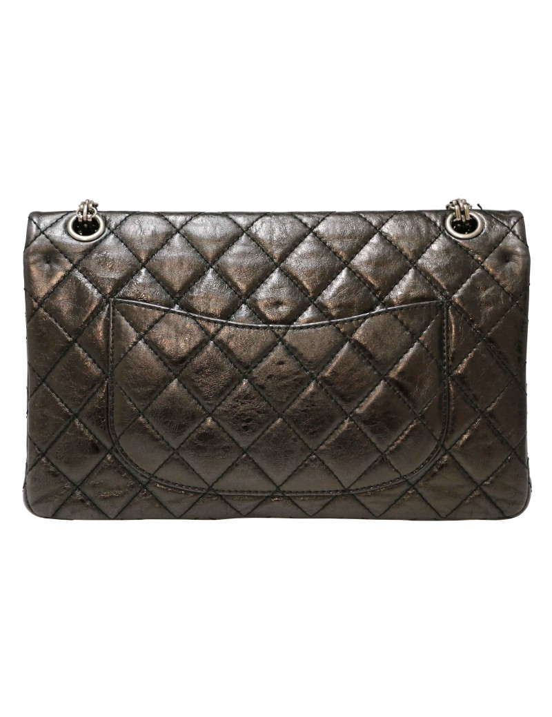 Sac 2.55 CHANEL cuir vieilli irisé