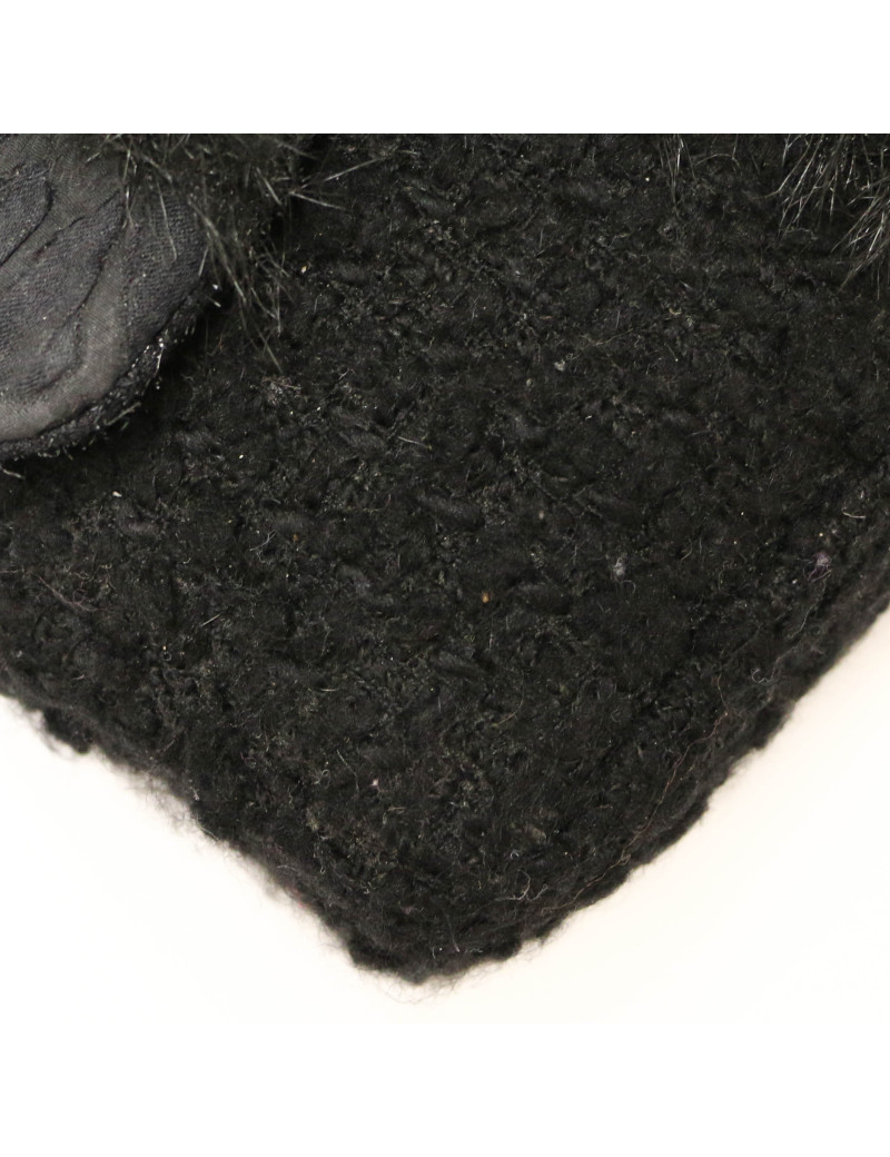 Jumbo CHANEL tweed, soie et cuir