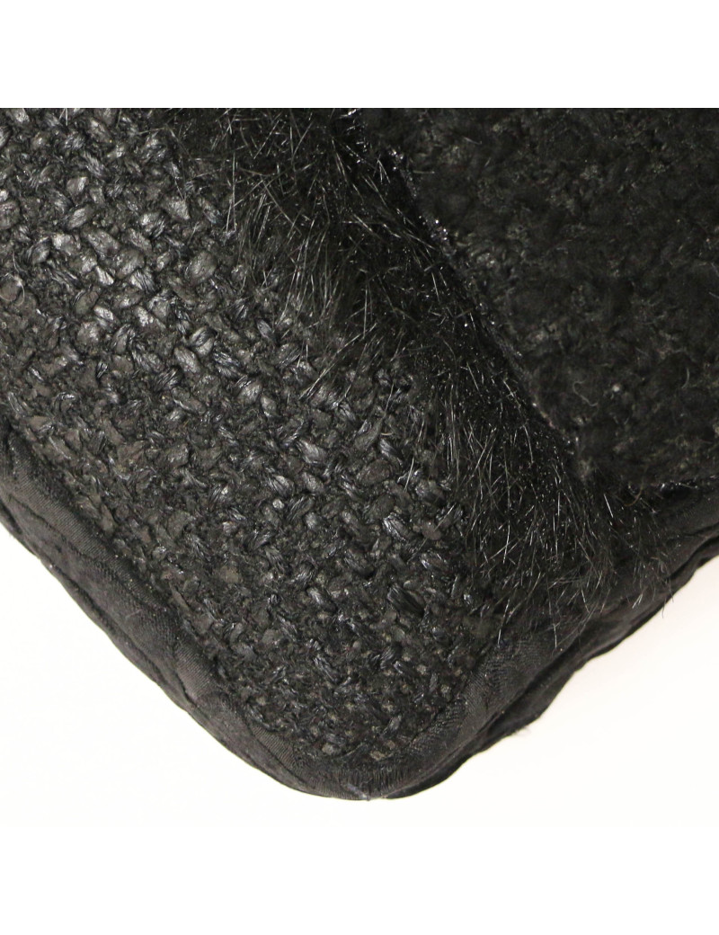 Jumbo CHANEL tweed, soie et cuir