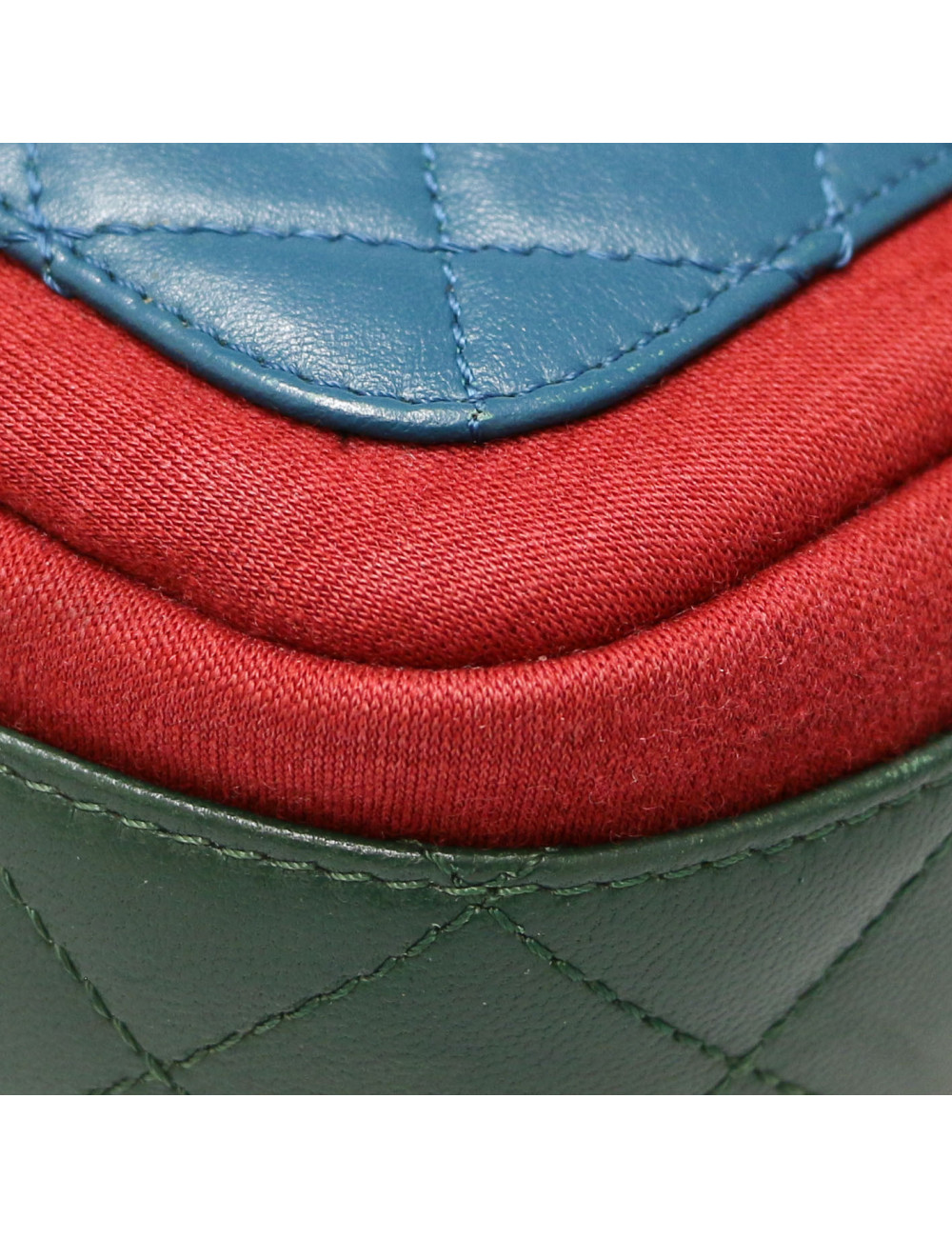 Mini sac caméra CHANEL multicolroe