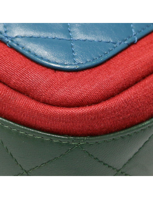 Mini sac caméra CHANEL multicolroe