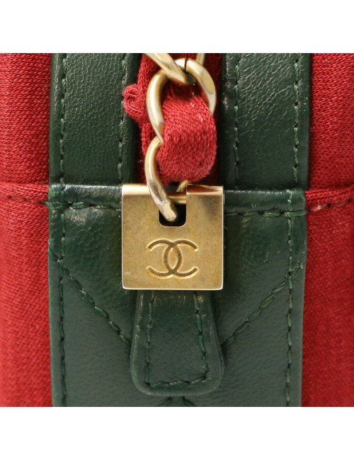 Mini sac caméra CHANEL multicolroe