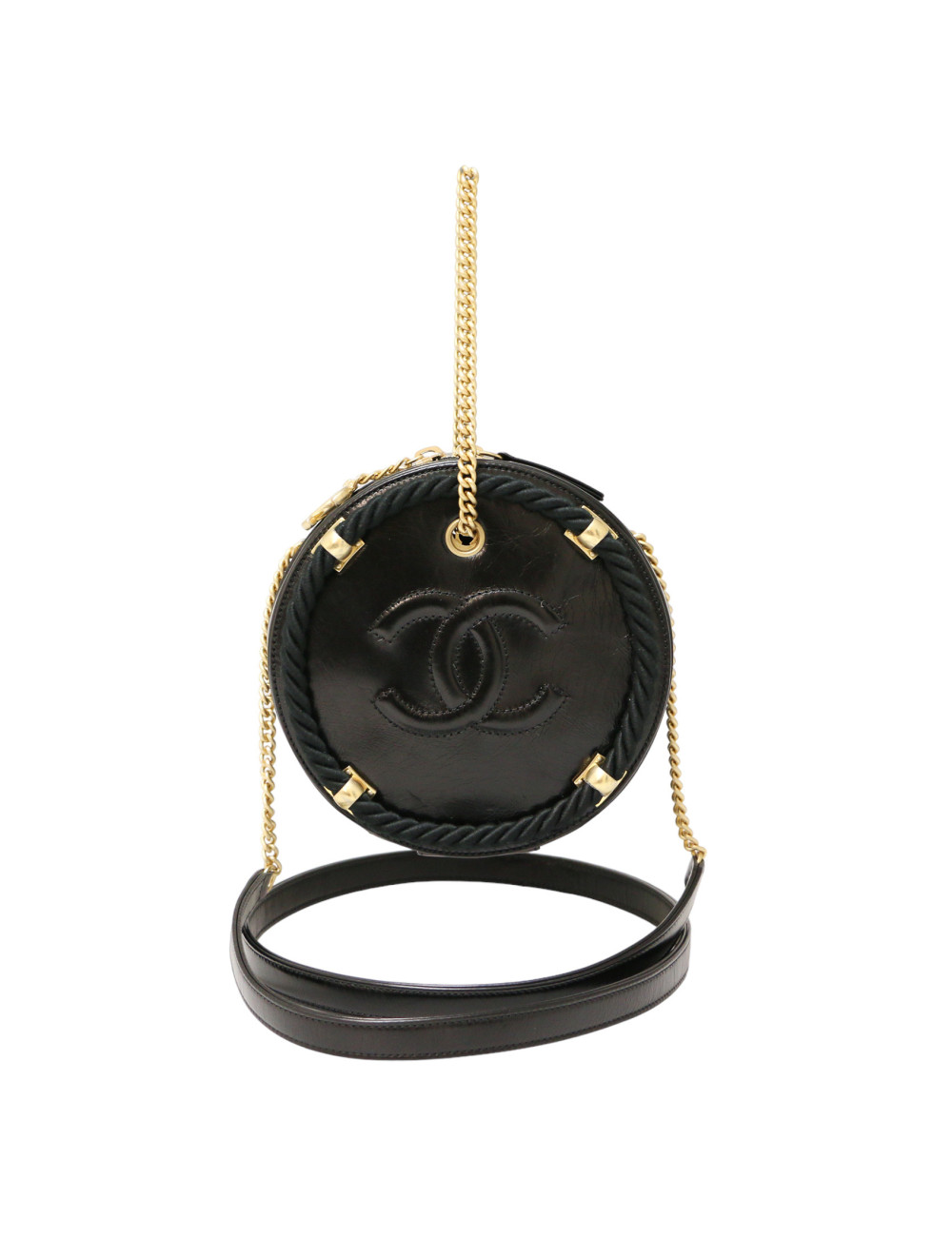 Sac rond CHANEL noir