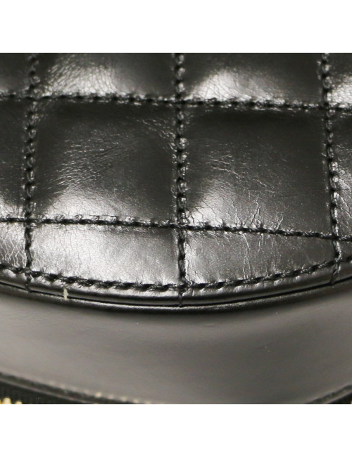 CHANEL black circular bag