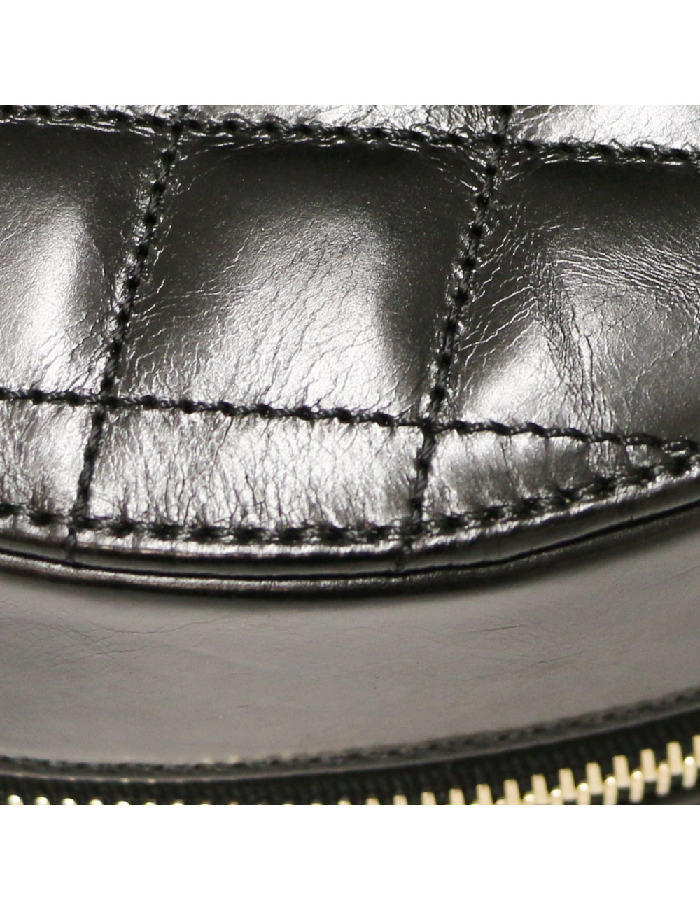 CHANEL black circular bag