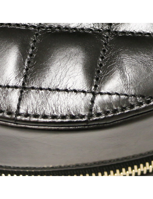 CHANEL black circular bag