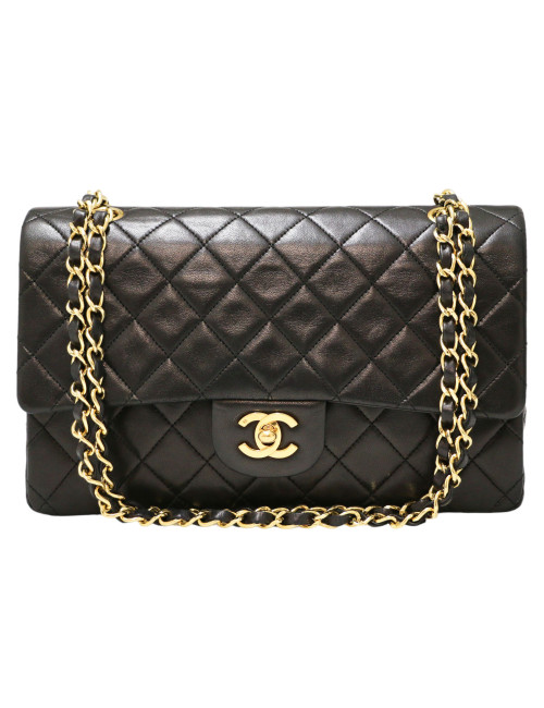 Sac noir classique CHANEL vintage
