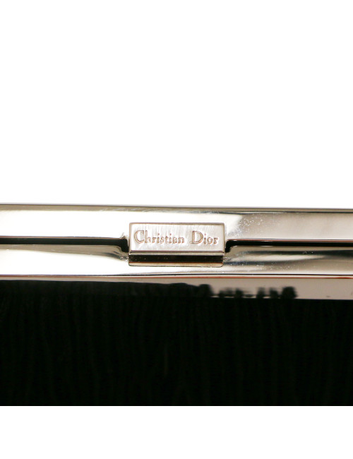 DIOR Vintage patent semi-mat leather bag