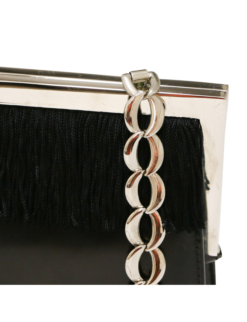 DIOR Vintage patent semi-mat leather bag