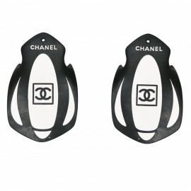 Palmes CHANEL noires blanches