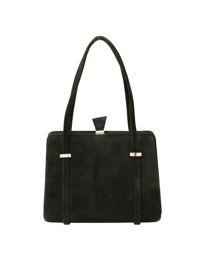 PHILIP TREACY black suede bag