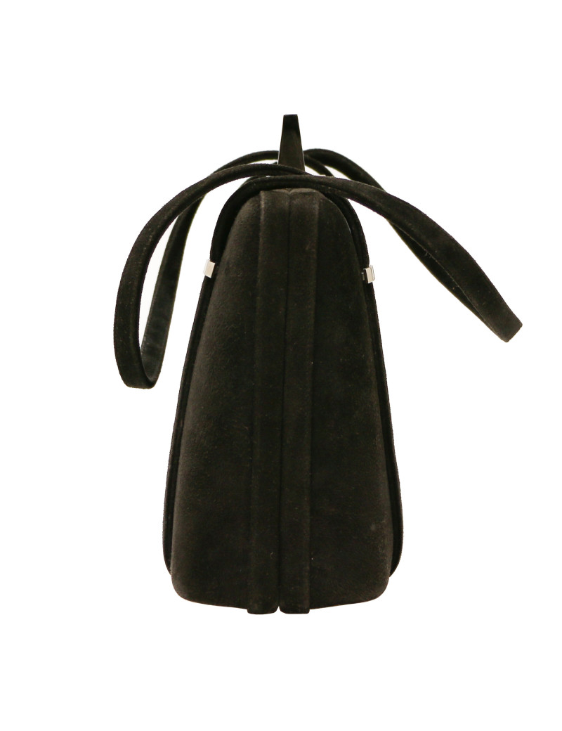 PHILIP TREACY black suede bag