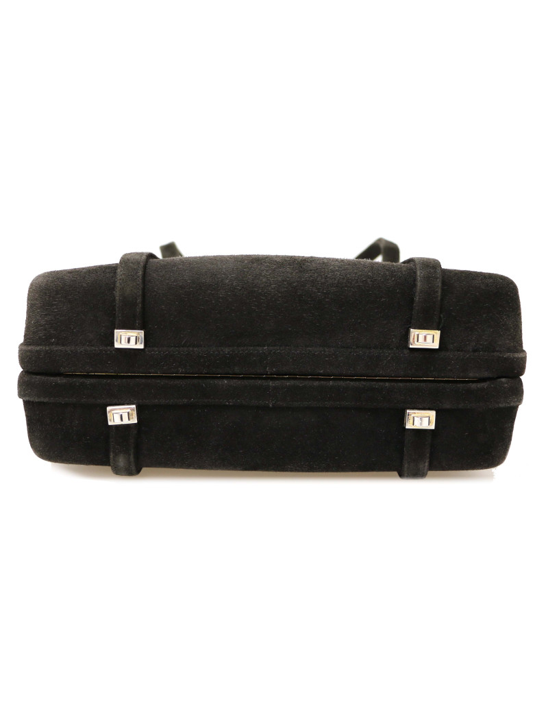 PHILIP TREACY black suede bag