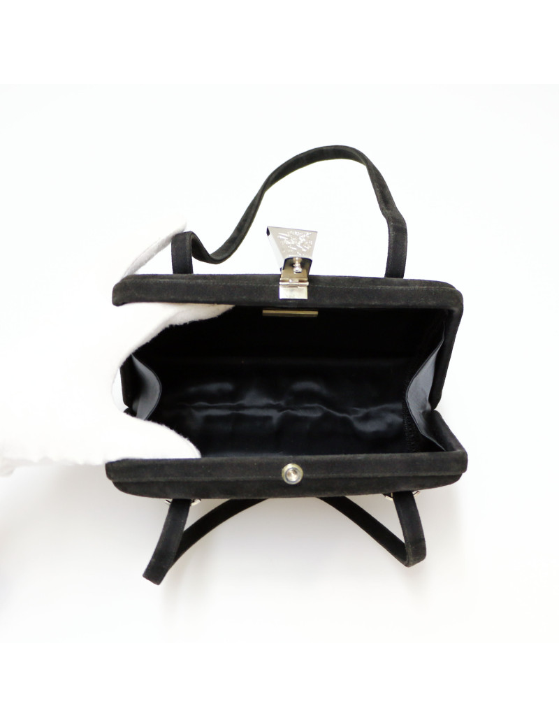PHILIP TREACY black suede bag