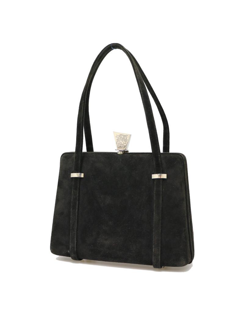 PHILIP TREACY black suede bag