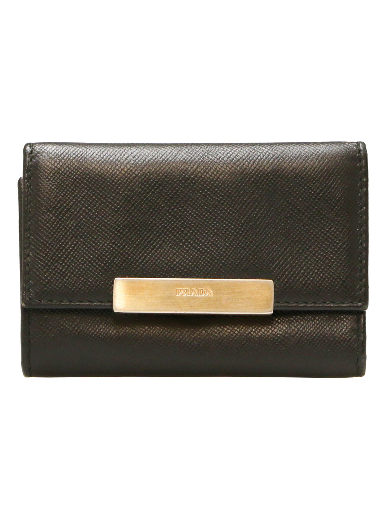 Porte clé PRADA cuir 