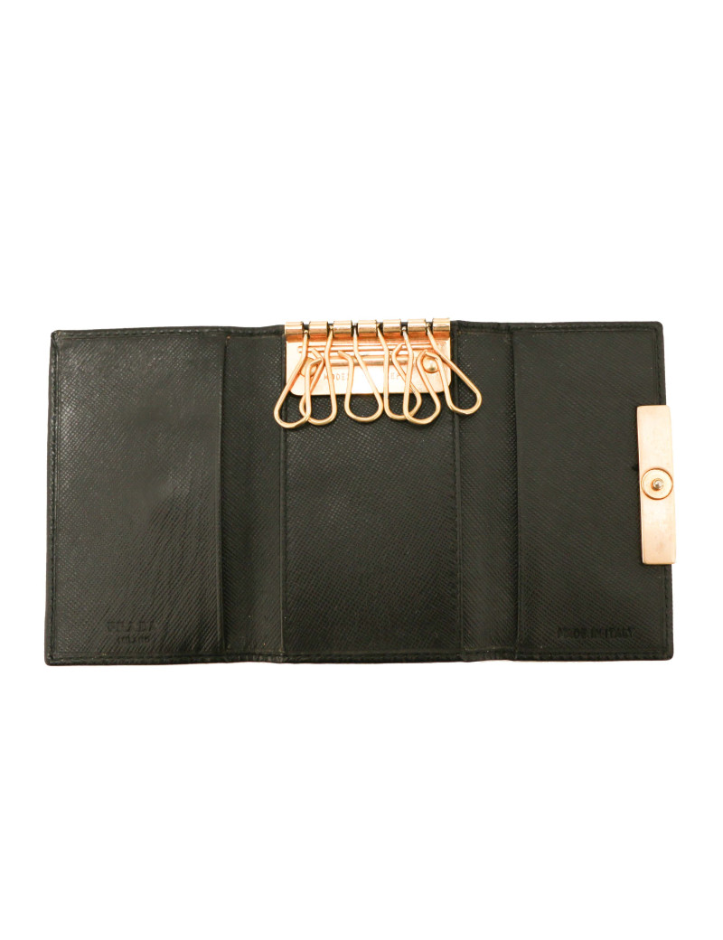 Porte clés PRADA cuir