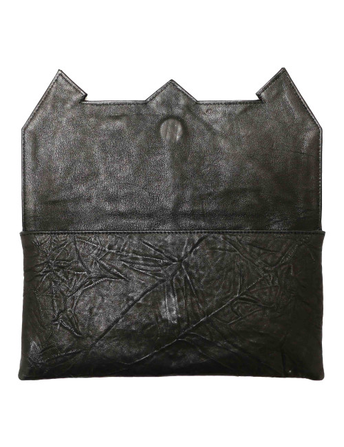 BALMAIN Mirrors Black Clutch