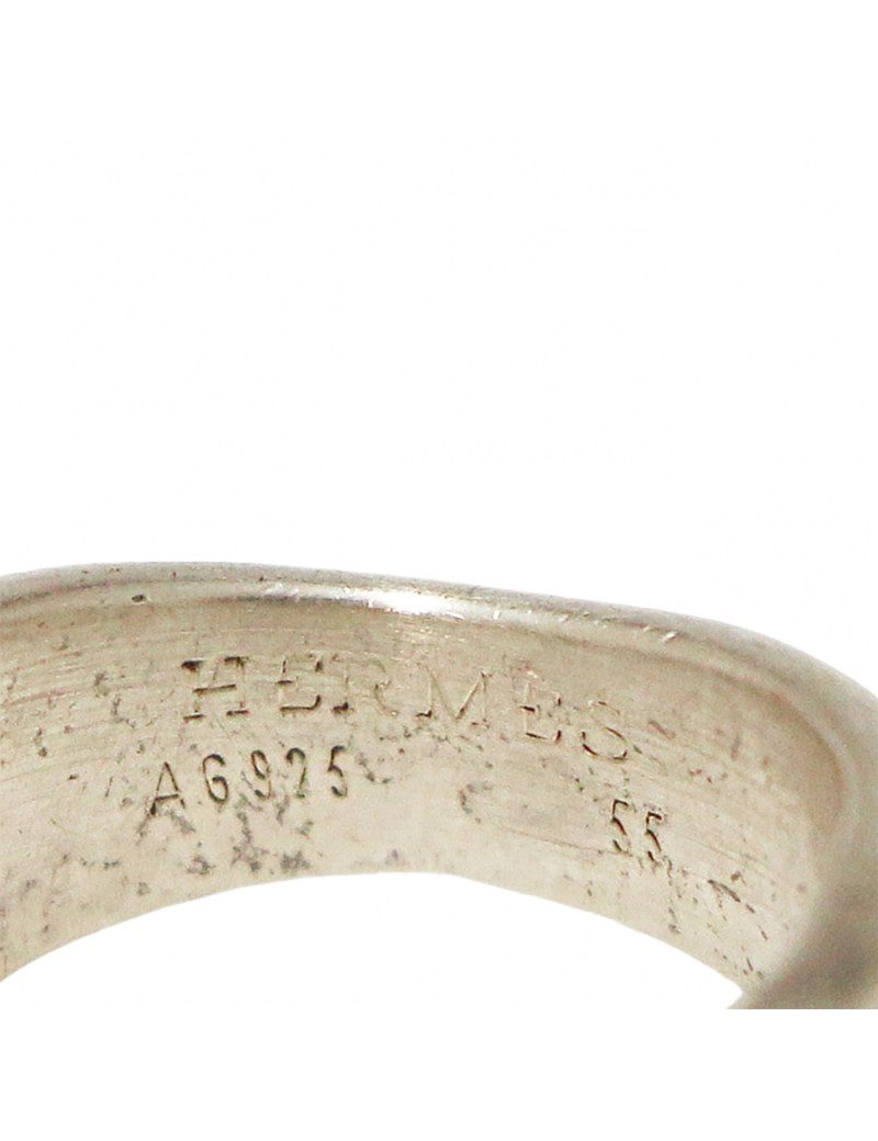 Bague HERMES argent