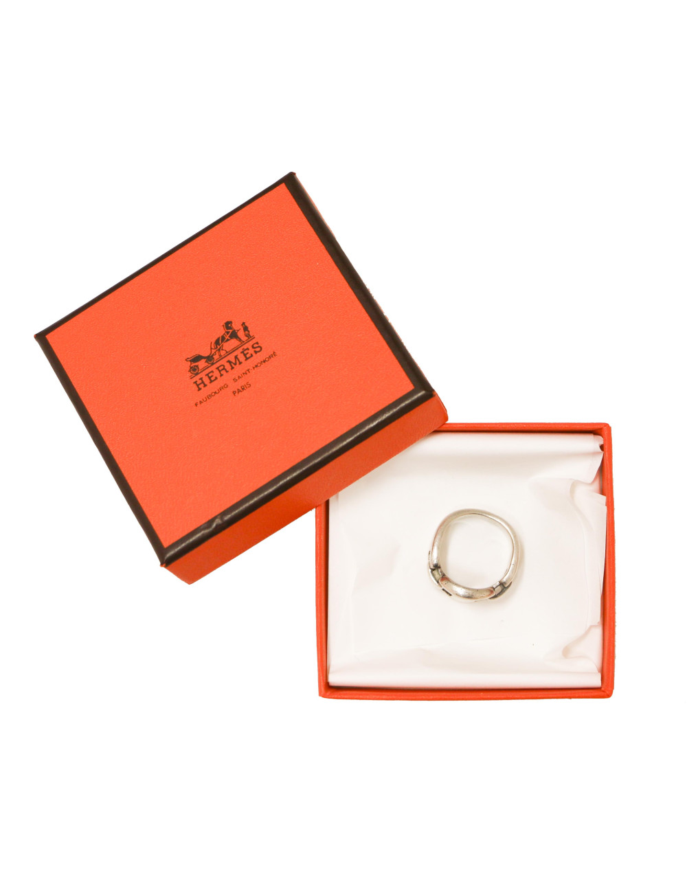 Bague HERMES argent