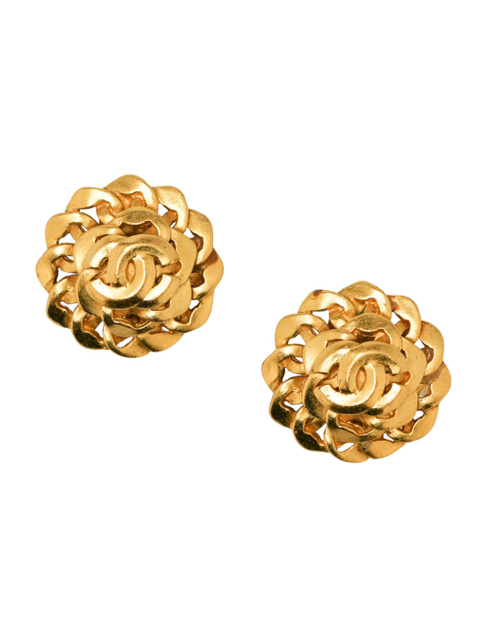 Boucles s'oreille CHANEL Vintage