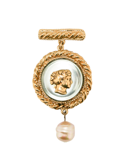 Broche pendante YSL YVES SAINT LAURENT