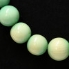 Collier perles vert d'eau