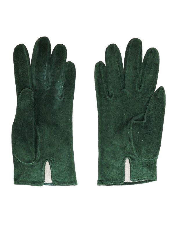 Gants T 7?5 CHRISTIAN LACROIX pécarie vert 2