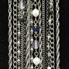 CHANEL Multi-strand Silver Necklace