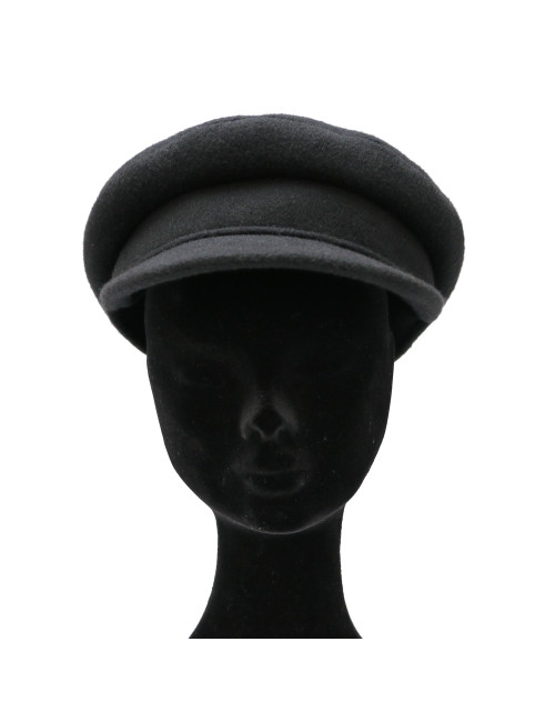 Beret T 56 HERMES 100 % cachemire noir