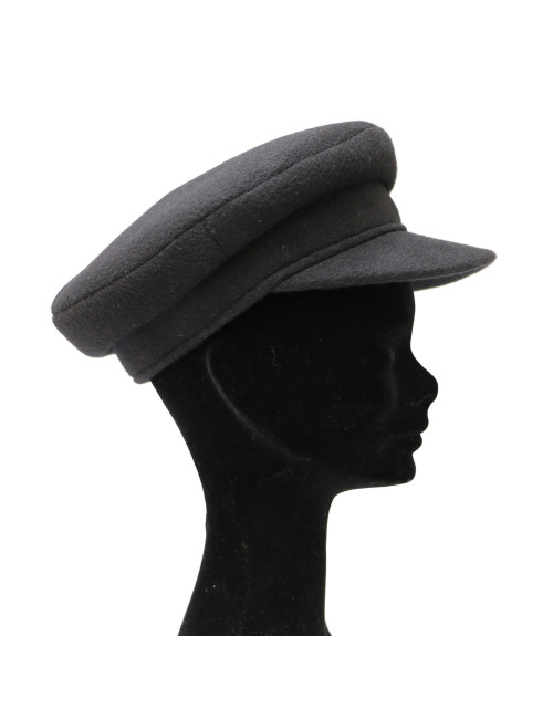 HERMES black cashmere beret