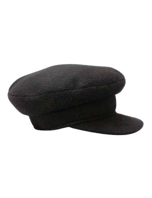 HERMES black cashmere beret
