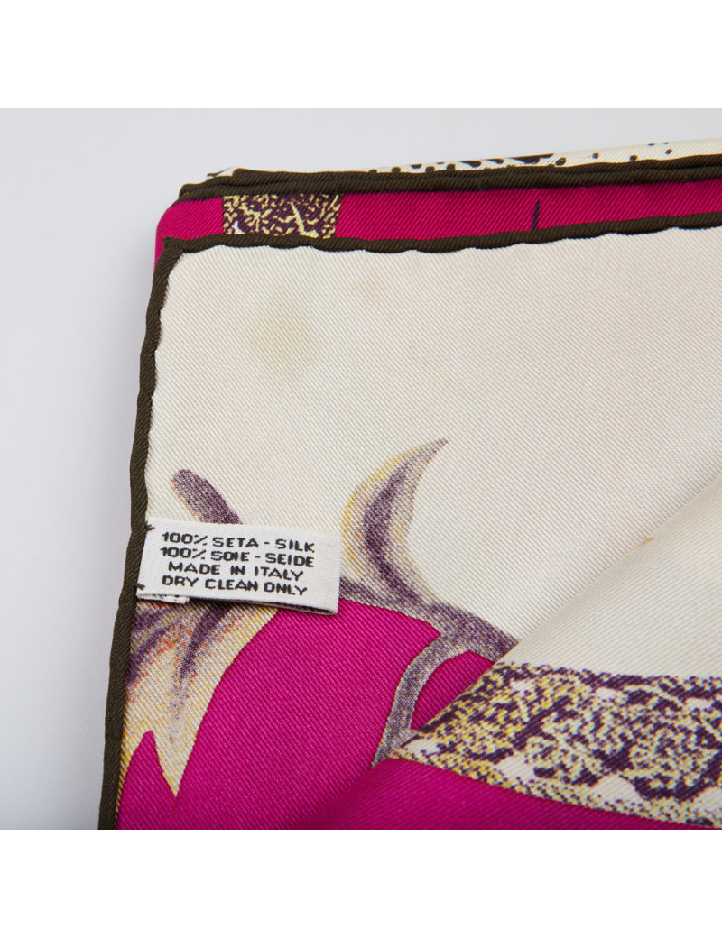 CHRISTIAN LACROIX vintage silk square scarf