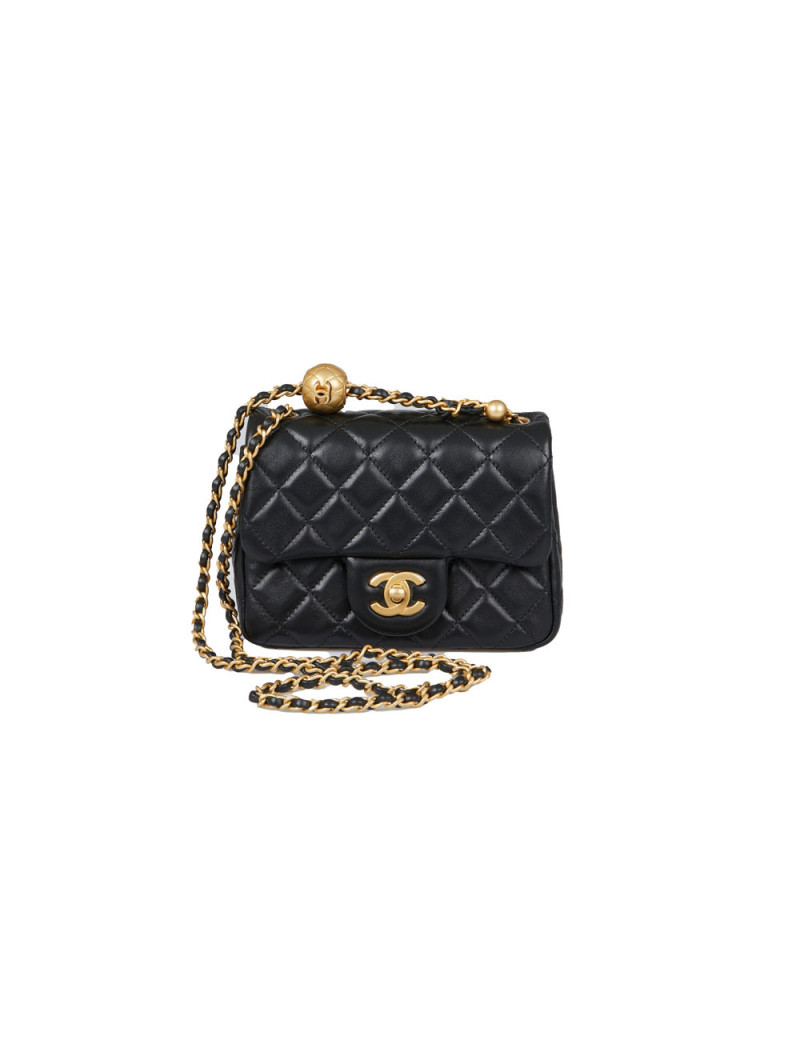 Sac rabat CHANEL noir
