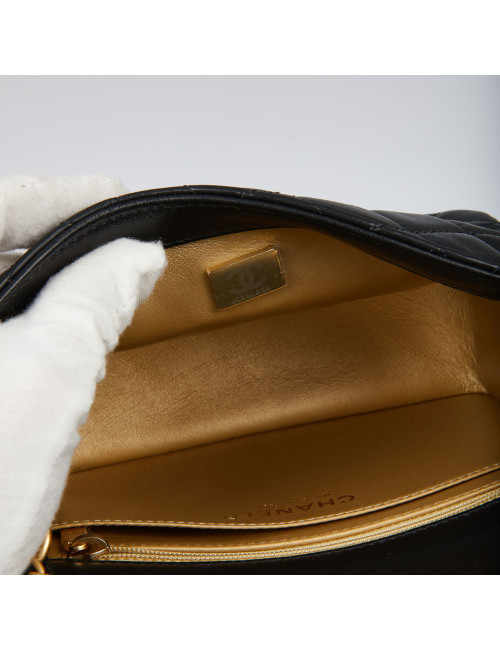 Sac rabat CHANEL noir