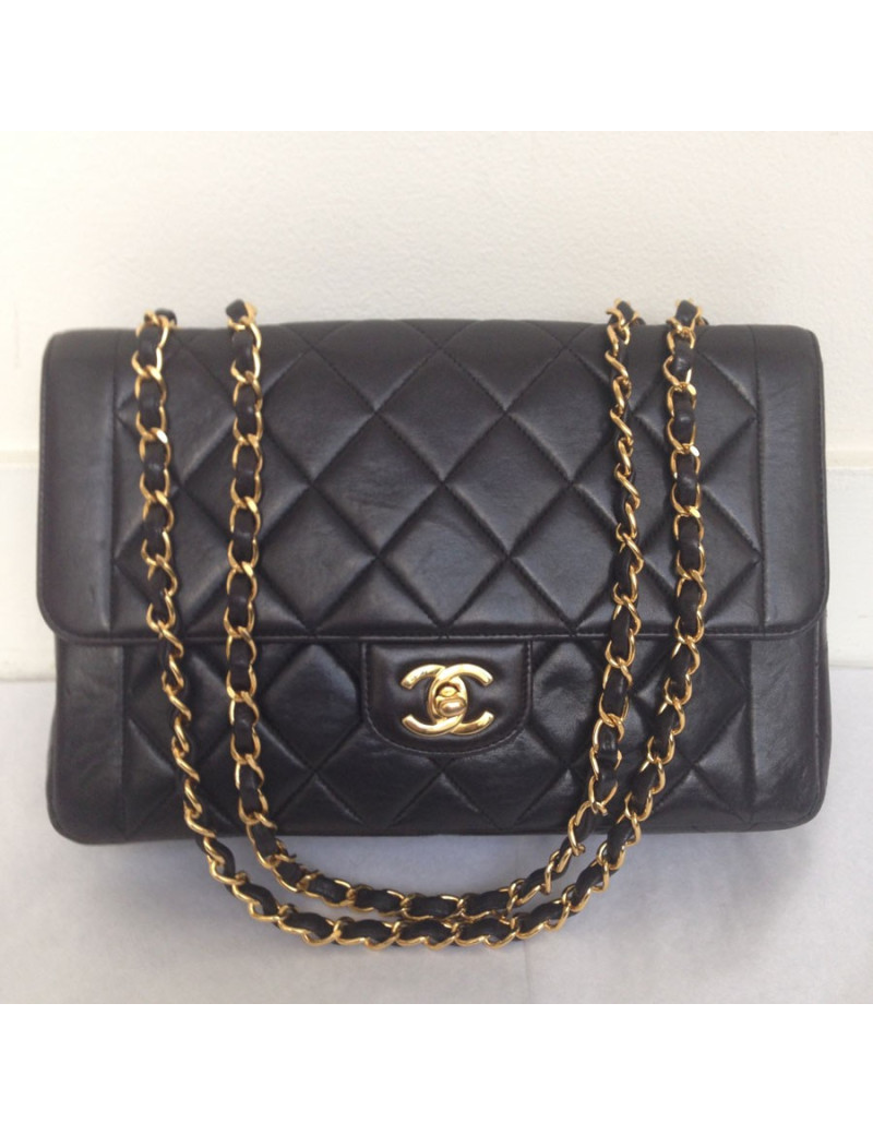 Sac CHANEL cuir marron