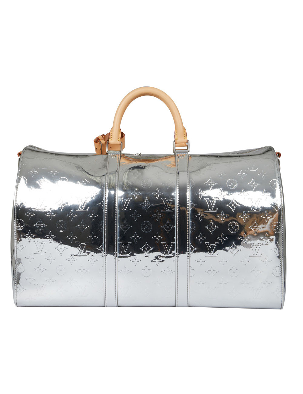 Louis Vuitton Keepall 50 in Mirror Silver