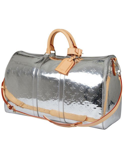 Louis Vuitton Keepall 50 in Mirror Silver
