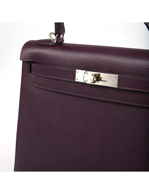 Kelly 28 Epsom Raisin