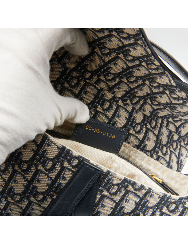 Saddle Dior oblique bleu