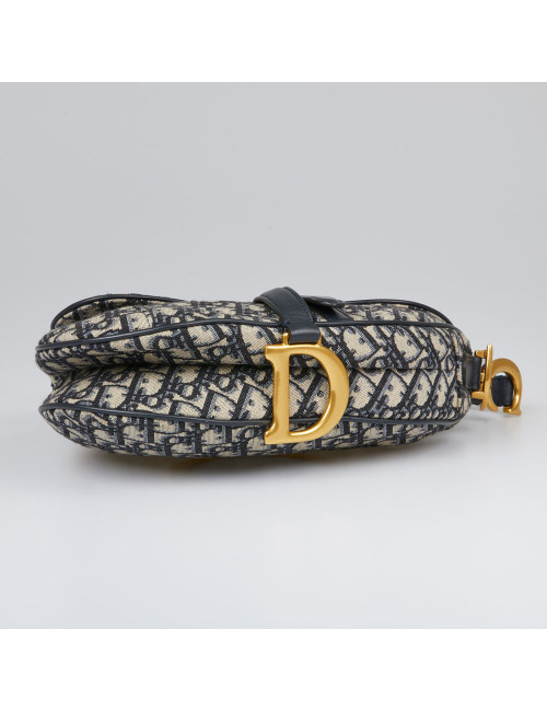 Saddle Dior oblique bleu